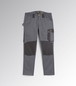 PANTALON DE TRAVAIL DIADORA GRIS AVEC GENOUILLÈRES ROCK POLY - 160303750700