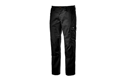 PANTALON DE TRAVAIL DIADORA NOIR AVEC GENOUILLÈRES ROCK POLY - 160303800130