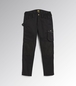 PANTALON DE TRAVAIL DIADORA NOIR AVEC GENOUILLÈRES ROCK POLY - 160303800130