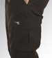 Pantalon de travail cargo d'été DIADORA poches latérales avec porte-objets Noir WIN II - 16030580006