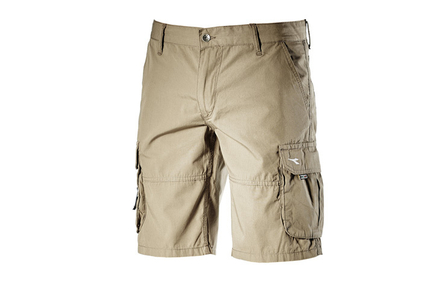 BERMUDA BEIGE WONDER II CARGO D'ÉTÉ AVEC POCHES LATÉRALES PORTEOUTILS DIADORA - 160308250640