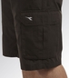 BERMUDA ÉPINETTE NOIRE WONDER II CARGO D'ÉTÉ AVEC POCHES LATÉRALES PORTEOUTILS DIADORA - 160308800060