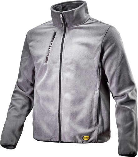 POLAIRE BROSSÉ DIADORA GRIS MÉTAL SWEAT PILE FZ - 17211875070