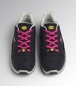 Chaussure de sécurité basse noir-rouge fuchsia DIADORA UTILITY RUN LOW S3 SRC ESD - 175303C2017