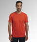 T-shirt de travail rouge manche courte MC ATONY ORGANIC - Diadora - 17691345019