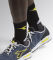 Chaussettes noir/gris COTTON SUMMER SOCKS 3PACKS - DIADORA - 176922C03C4699
