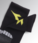 Chaussettes noir/gris COTTON SUMMER SOCKS 3PACKS - DIADORA - 176922C03C4699