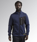 Sweat-shirt de travail bleu KNITTED JACKET CHICAGO - Diadora - 17726560031