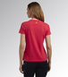 T-shirt de travail manche courte rouge Femme MC ATHENA - Diadora - 17767045013