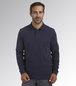 Polo de travail bleu marine manche longue ML ATLANTIS ORGANIC - Diadora - 17795460062