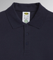 Polo de travail bleu marine manche longue ML ATLANTIS ORGANIC - Diadora - 17795460062