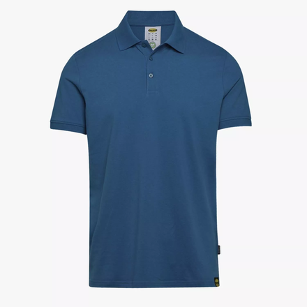 Polo de travail DIADORA MC ATLAR ORGANIC BLEU - 177955600890