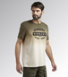 T-shirt de travail vert/beige manche courte DEEP DYED - Diadora - 17983125003
