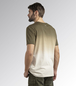 T-shirt de travail vert/beige manche courte DEEP DYED - Diadora - 17983125003