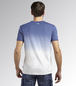T-shirt de travail bleu/blanc manche courte DEEP DYED - Diadora - 17983175151