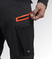 Pantalon de travail gris foncé/noir HYBRID PERFORMANCE - Diadora - 179838C8817