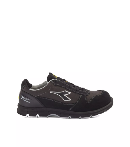 Chaussures de travail DIADORA RUN LOW MET FREE S3L FO SR ESD noir gris - 179896C0732