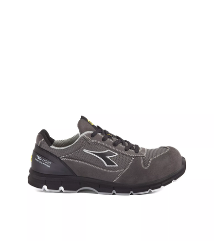Chaussures de travail DIADORA RUN TEXT LOW MET FREE S1PL FO SR ESD gris - 179897D0443