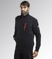 Sweat-shirt noir Utility x Ducati Corse FZ DUCATI - Diadora - 18007180013