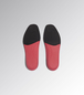 Semelles PU ATHENA noir/rouge - Diadora - 180200D0536