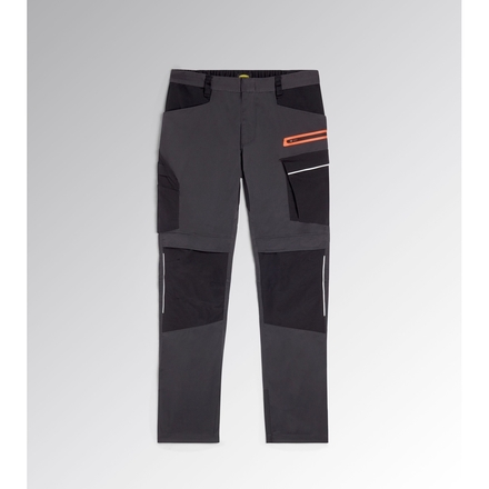 Pantalon de travail gris foncé/noir HYBRID POLY PERFORMANCE - Diadora - 180800C8817