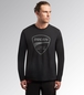 T-shirt de travail noir manche longue MOTOR ML DUCATI - Diadora - 18180580017