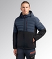Veste de travail bleu marine/noir PADDED JACKET OSLO HYBRID - Diadora - 181813C4725