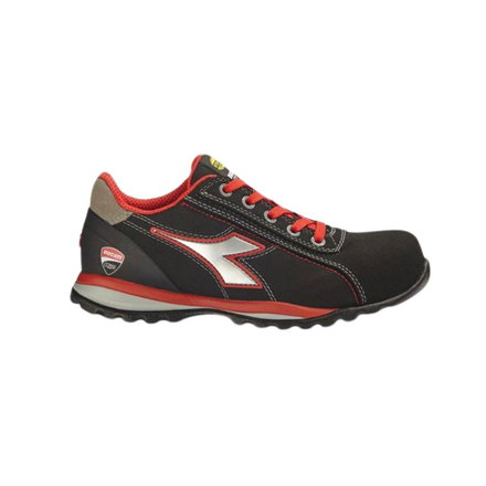 Chaussures de travail rouge/noir DUCATI GLOVE MONSTER LOW S3S FO HRO - 182048C1462