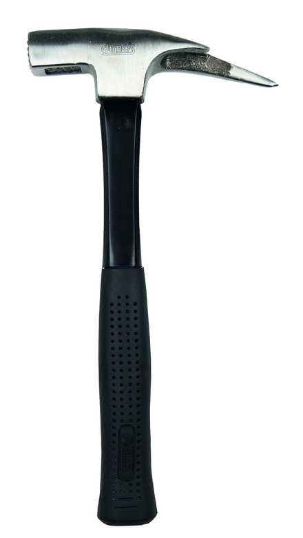 Marteau de charpentier manche fibre de verre noir avec aimant DIMOS - 135546