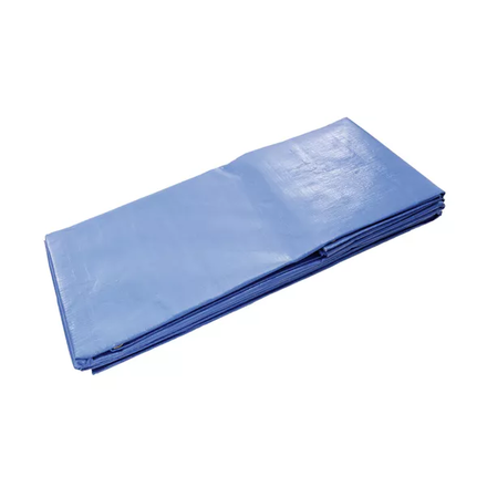 Bâche bleue à oeillets DIMOS L 8m l 6m - 220g/m² en polyéthylène PEHD - 408548