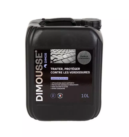 DIMOUSSE concentré X-thallo anti-mousse, algue, lichen DIMOS - bidon 10L - 444122