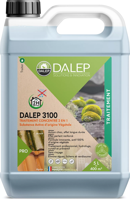 Traitement DALEP 3100® Concentré 2 en 1 - Bidon 5 L - 1.01.0003.03