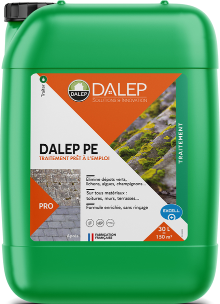 Antimousse fongicide 30L sans rinçage pour tous matériaux DALEP PE 1.01.0004.07