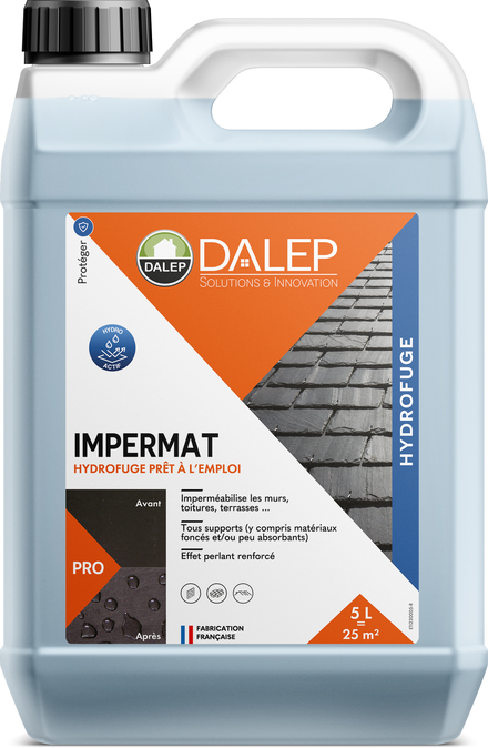 Hydrofuge IMPERMAT Prêt à l'Emploi - Bidon 5 L DALEP - 1.02.0021.03