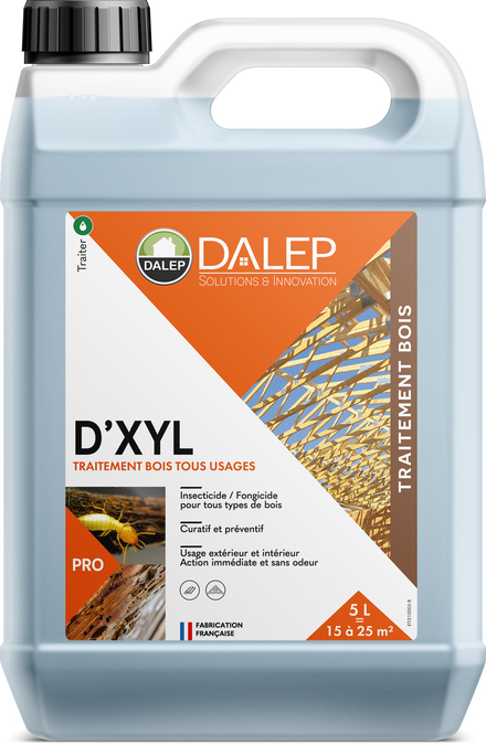 Traitement D'XYL® Bois Tous Usages - Bidon 5 L DALEP - 1.03.0033.03