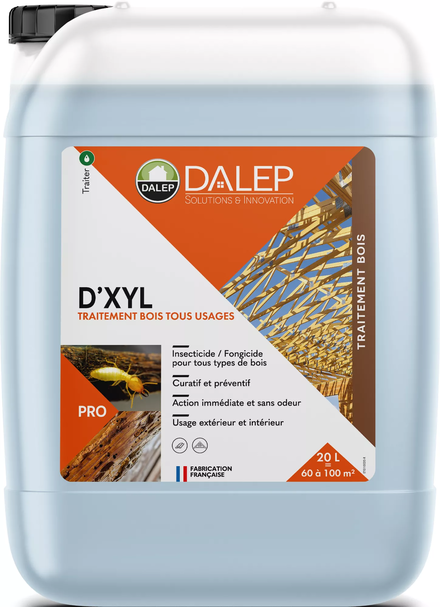 Traitement D'XYL® Bois Tous Usages - Bidon 20 L DALEP - 1.03.0033.06