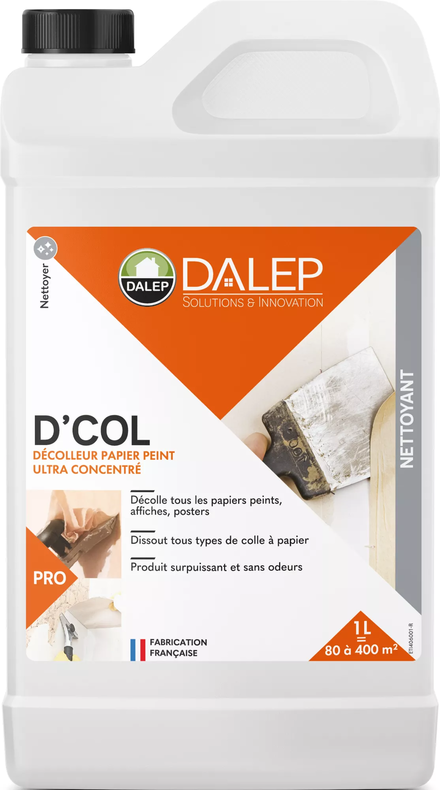 Décolleur D'COL Papier Peint - Bidon 1L DALEP - 1.04.0044.01