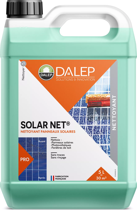 Nettoyant SOLAR NET® Panneaux Solaires - Bidon 5 L DALEP - 1.04.0058.03