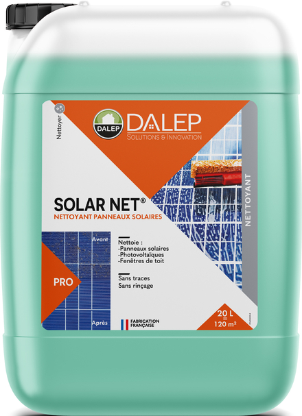 Nettoyant SOLAR NET® Panneaux Solaires - Bidon 20 L DALEP - 1.04.0058.06