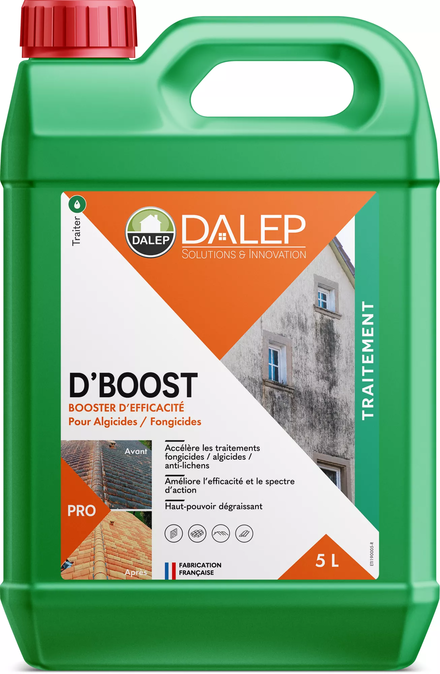 Additif Détergent D'BOOST pour Fongicides et Algicides - Bidon 5 L DALEP - 190005