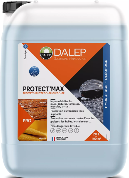Protecteur PROTECT'MAX Hydrofuge / Oléofuge - Bidon 20 L DALEP - 223020