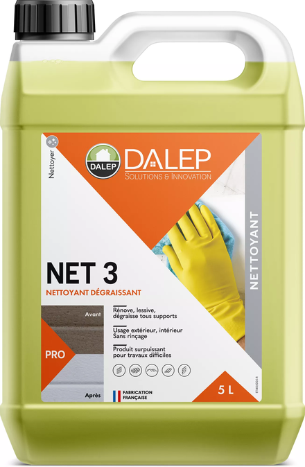 Nettoyant NET 3 Dégraissant - Bidon 5 L DALEP - 405005