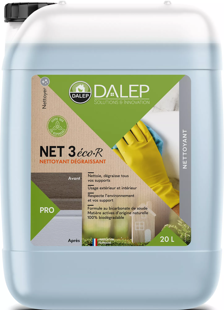 Nettoyant NET 3 éco·R Dégraissant - Bidon 20 L DALEP - 407020