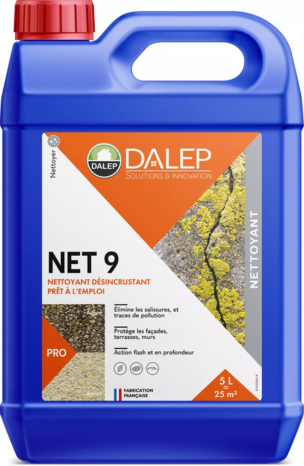 Nettoyant Désincrustant NET 9 - Bidon 5 L DALEP - 420005