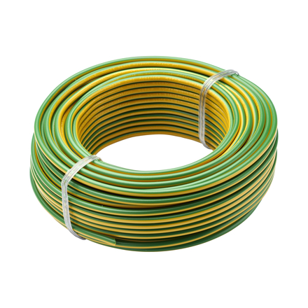 BOBINOT HO7V-U 2.5 MM² 25M JAUNE/VERT - DEBFLEX - 111345