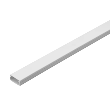 MOULURE MONOCANAL 20X12 MM 2M BLANC - DEBFLEX - 434002