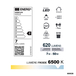 TUBE LINOLITE LED 310MM S19 7W 6500K 620LM BLANC - DEBFLEX - 600026