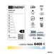 AMPOULE A80 ANTI COUPURE VERRE BLANC E27 7W 6400K 300LM - DEBFLEX - 600034