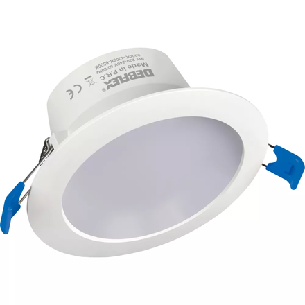 DOWNLIGHT Ø90MM SMD VERRE BLANC  9W TRIMAX 720LM - DEBFLEX - 600366