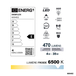 AMPOULE A60 LED BLANC B22 4W 6500K 470lm - DEBFLEX - 600402